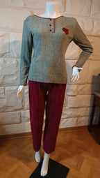 بيجامة نسائية القلب